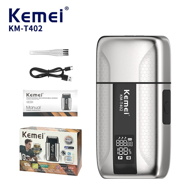 Speed Pourer Cap - Kemei T402 Professioneller Folienrasierer für Männer,