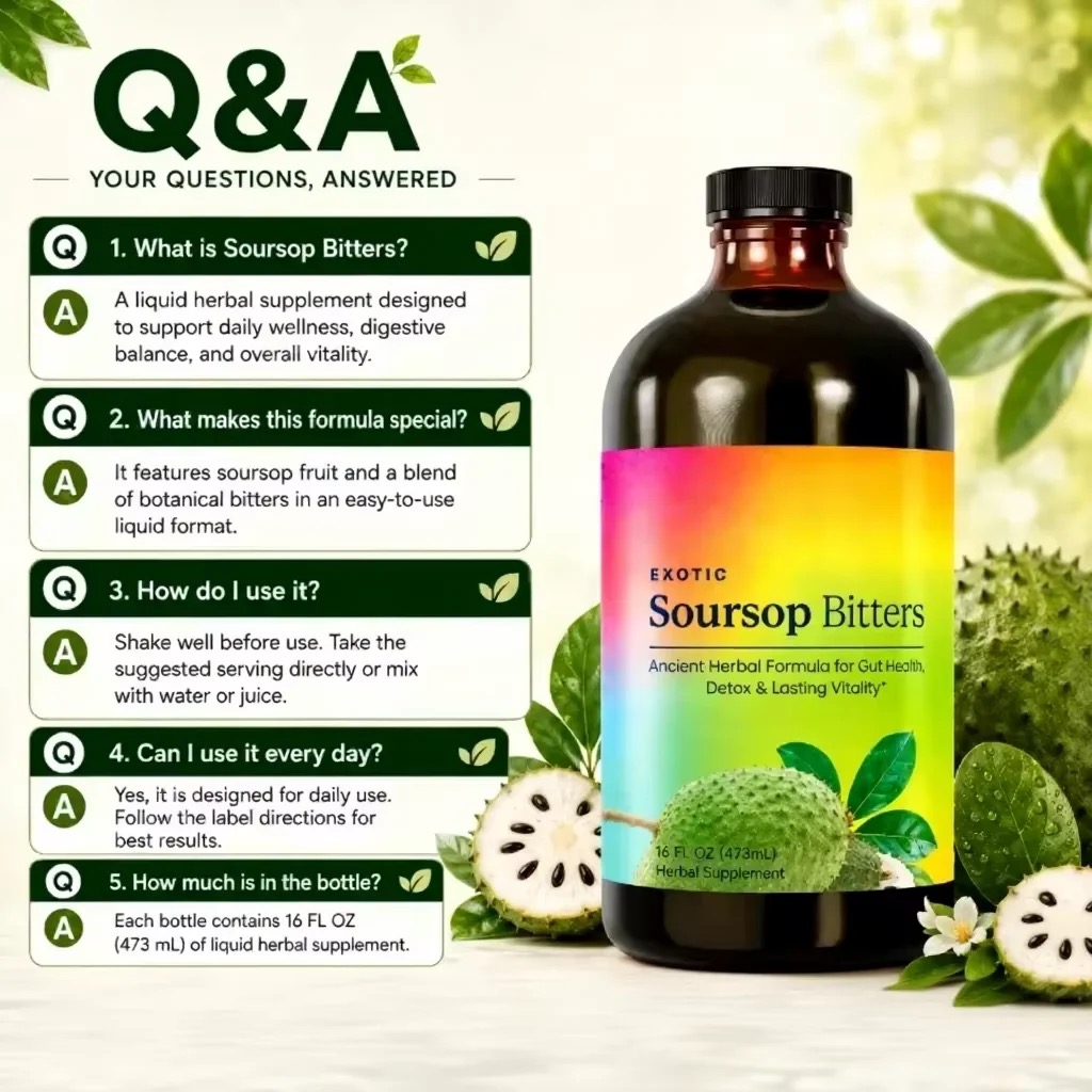 98% Hochabsorbierbare, Soursop – Bitters Bottle Set Bewertung und Preis