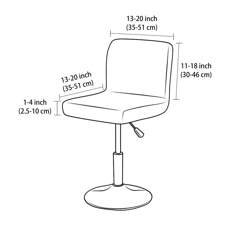 1/4 stücke Jacquard Barhocker  – Home Bar Lounge Bewertung und Preis