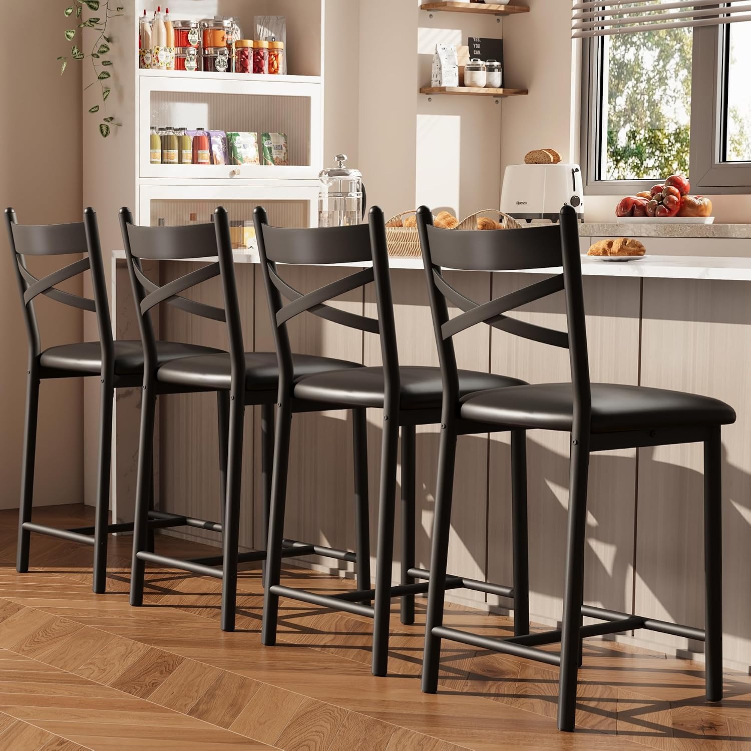 4 Stück, 26 Zoll hohe Barhocke – Home Bar Lounge Bewertung und Preis