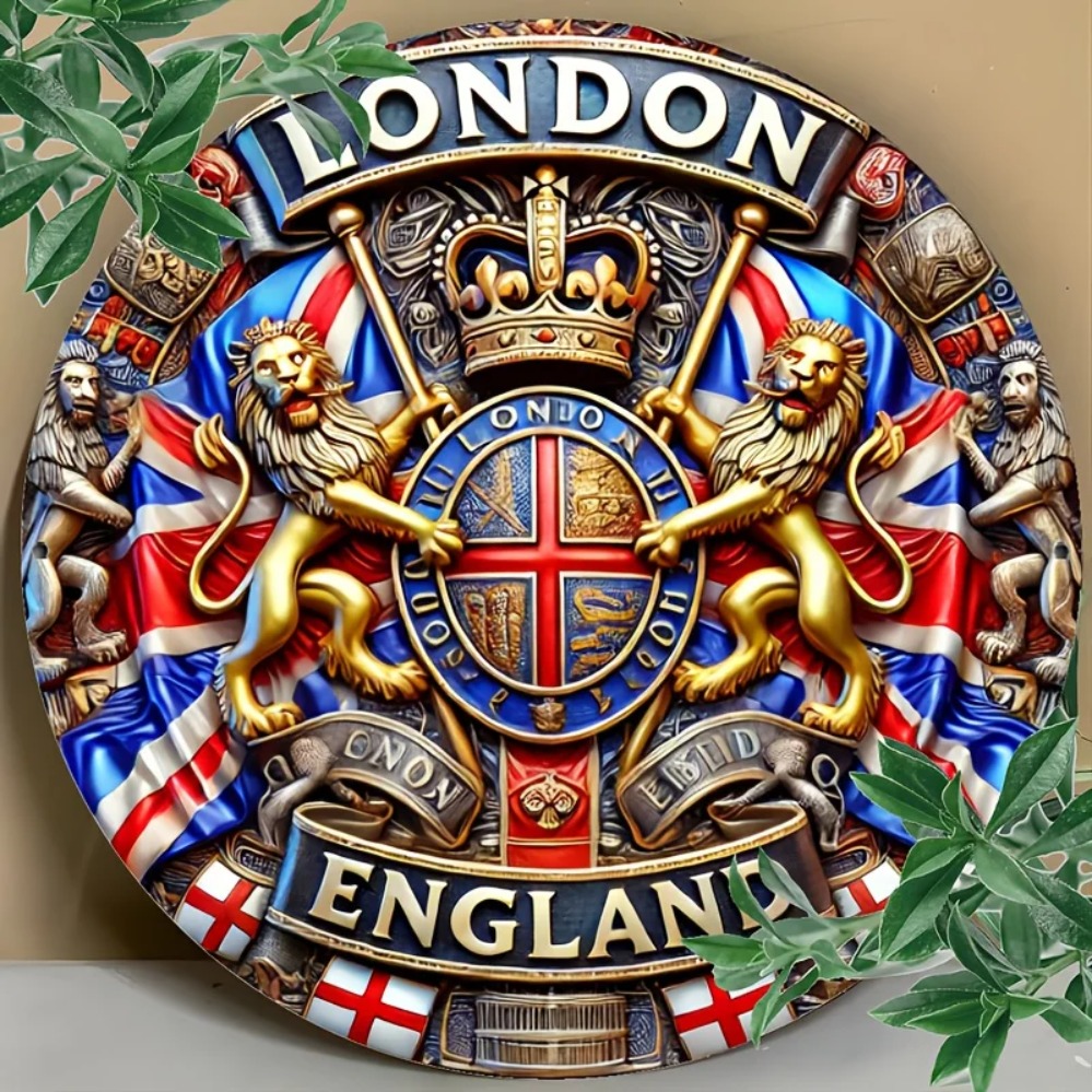 Emaille-Schild „Tudor Heraldry – Home Bar Lounge Bewertung und Preis