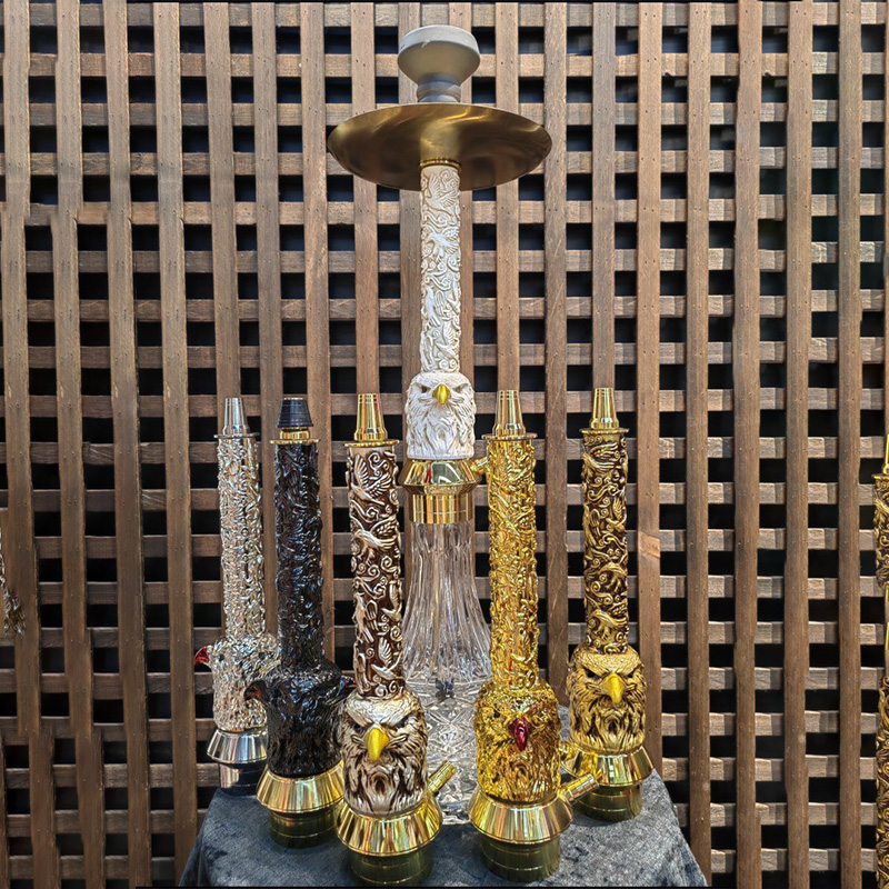 Adlerkopf-Hookah aus Kunstharz – Home Bar Lounge Bewertung und Preis